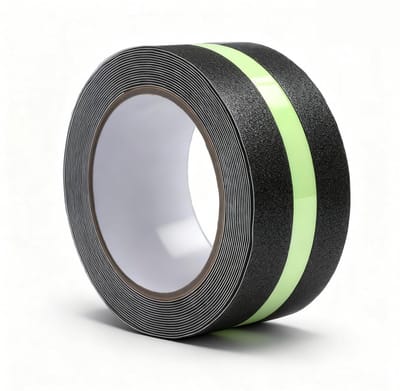 Fluorescerende Antislip Tape voor Trapmarkering, Veiligheidstape voor Trappen en Stappen, 50 mm x 5 m PVC