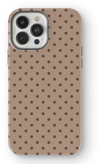 Polka Dots Hoesje geschikt voor iPhone 13 Pro Max | Geschikt Voor Mag | Stippen Design Backcover geschikt voor iPhone 13 Pro Max Sandstone Dots
