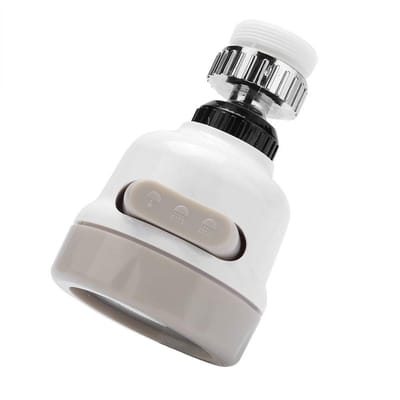 Dailygoods- Waterkraan Waterbesparend - Keukenkraan - Sprayer - 360° Rotatable - ABS/Siliconen - 8.5x5.3x2.4cm - Keukenkranen
