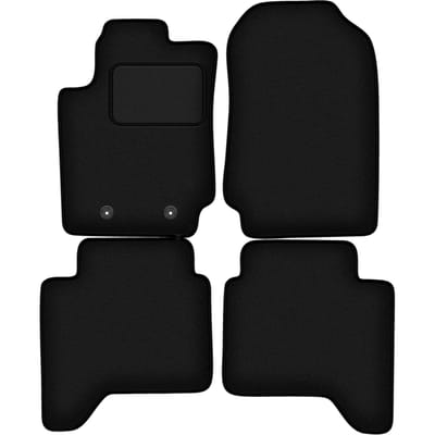 Wielganizator WLG-CARLUX - Autovloermatten - Zwart - Voor Ford Ranger MK5 FL (2015-2022)