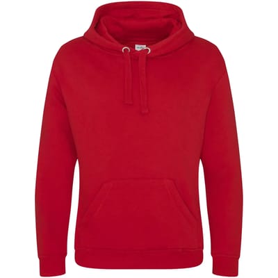 Just Hoods Graduate Heavyweight Hoodie JH101 - Fire red - 3XL