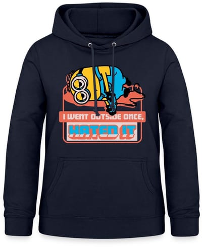 Minions Dave Ging Buiten Het Kantoor Quote Hoodie Dames