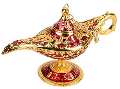 Magische Gouden Lamp Decoratie - 12 x 4,5 x 6,5 cm
