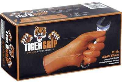 Kunzer TIGER GRIP S Wegwerphandschoen 100 stuk(s) Nitril Maat (handschoen): S EN 455, EN 374