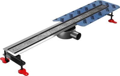 Douchegoot Low Profile Roestvrij Staal 80 cm Invisible Slim