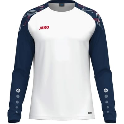 Jako Sonic Longsleeve Kinderen - Wit / Marine / Rood | Maat: 116