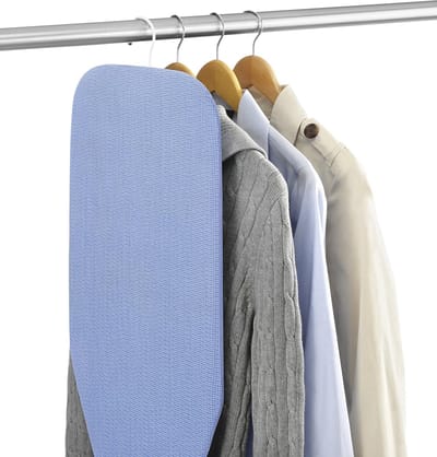 Strijkplank Tafelmodel - Kleine strijkplank - Snel kleding strijken - Inklapbare stalen poten - 72 x 30 cm - Blauw