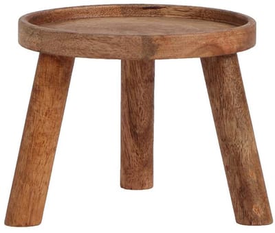 Kolibri Home | Plantenstandaard - Houten planten verhoging - Ø 12 cm