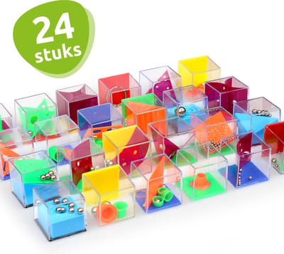 Isa's Friends® - Uitdeelcadeautjes Geduldspelletjes - 24 stuks - Traktatie