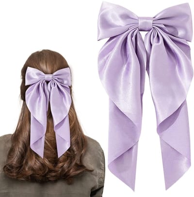 Dailygoods- Haarspeld Grote Strik - Haarspeldjes Dames - Haarspeldjes Meisje - Franse Haarclips - Haarklemmen - Geschikt voor Dik/Dun Haar - Haarklem