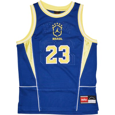 Jordan P6 Jersey T-shirts Kinder - Blauw - Maat 137 - 147 CM - Poly Jersey