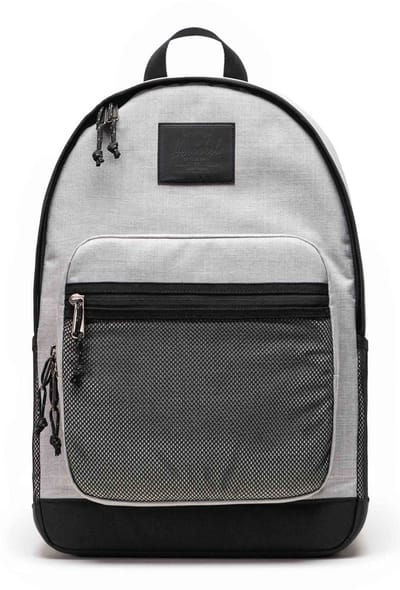 Herschel vrijetijdsrugzak rugzak met laptopvak Kaine Backpack 28L Varsity Grey Crosshatch Lichtgrijs