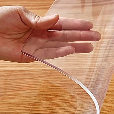Transparante tafelbeschermer van PVC - waterdichte en krasbestendige bescherming voor houten meubels
