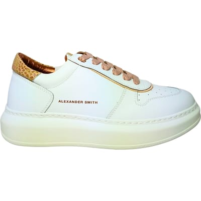 Damesschoenen Alexander Smith Sneakers Cambridge Woman, White Nude