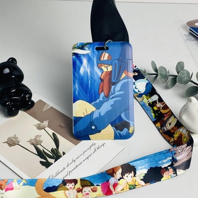 Anime Lanyard Japanse Manga Nekband voor Sleutel ID-kaart Telefoonbandjes Badgehouder Ophangtouw Sleutelhangers Accessoires Cadeaus