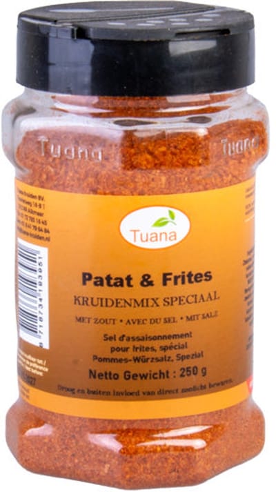 Tuana Kruiden - Patat/friet Speciaal Kruidenmix 250g - Tuanashop - MP-P-0042