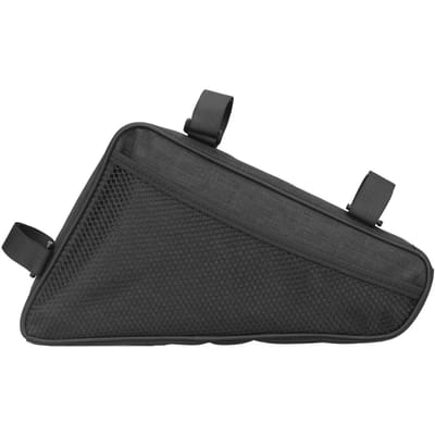 Sacoche de Cadre de Vélo Triangle Grande Capacité Étanche Vélo de Montagne Vélo de Route Sacoche de Cyclisme Noir noir