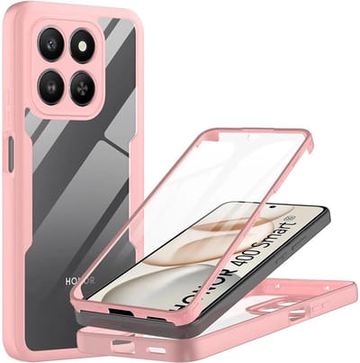 Hoesje geschikt voor HONOR 400 Smart - Techsuit ColorVerse 360 Case met Screenprotector - Roze
