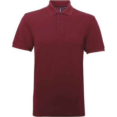 Asquith & Fox Heren Poloshirt met korte mouwen Prestatiemengsel (Bourgondië)