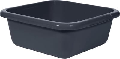 Curver Afwasbak - Vierkant - 35x35x14 Cm - 10 Liter - Antraciet