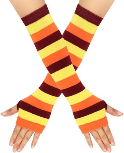 Dames Lange Vingerloze Handschoenen voor de Winter - Gebreide Armwarmers en Mouwen voor Koude Dagen, Perfect voor Herfst en Winter