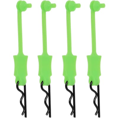 RC Auto Carrosserie Clips Pin 4 STUKS Compatibel met ARRMA Axiale SCX10 Traxxas TRX4 D90 Redcat GEN8 RC Auto groen