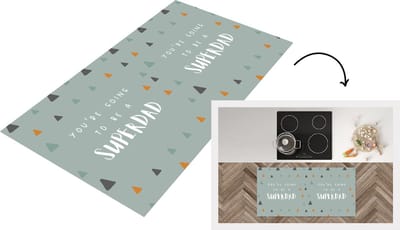 Keukenloper - Loper keuken - You're going to be a superdad - Spreuken - Quotes - Papa - 120x60 cm - Keukenloper vinyl