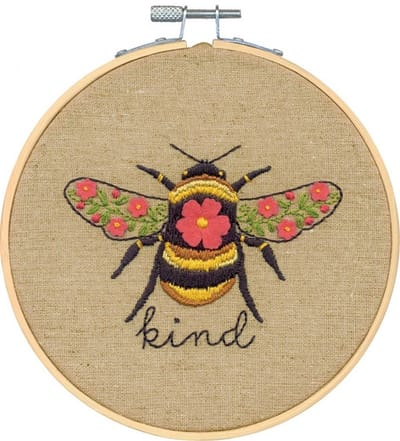 Dimensions Bee Kind borduren (pakket) PN-0195388 inclusief borduurring
