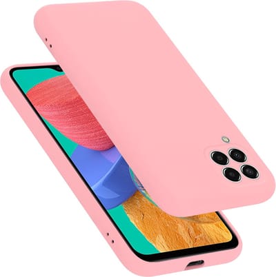 Cadorabo Hoesje geschikt voor Samsung Galaxy M33 5G in LIQUID ROZE - Beschermhoes gemaakt van flexibel TPU silicone Case Cover