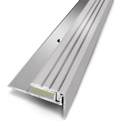 3m Trapneus Aanpasbaar Natuurlijk Aluminium 25mmx24mm/95cm