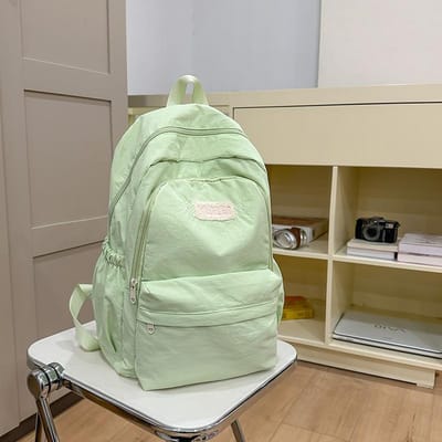 Nieuwe schooltas voor studenten Rugzak Junior High School Japans Eenvoudig Klein Fris Campus Rugzak Grote Capaciteit Casual Rugzak