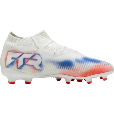 Puma Voetbalschoenen voor kinderen: Future 8 Pro voor kunstgras (Wit, Zwart, Rood)