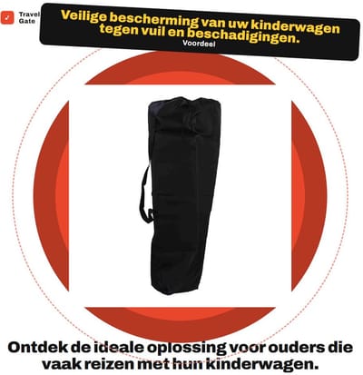 Dailygoods- Bag Organizer - Lichtgewicht - Waterdicht - Kinderwagen Accessoires - Reisbescherming - Handgreep voor Gemakkelijk Draagbaar - Kinderwagen Tas