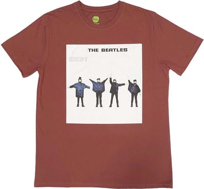 The Beatles - Help! Album Cover Heren T-shirt - S - Rood