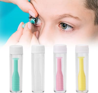Zuignappen voor lenzen - Contactlenzen - 4-pack - Harde contactlens verwijderaar - Voor harde lenzen - Herbruikbaar - Zuignappen voor contactlenzen