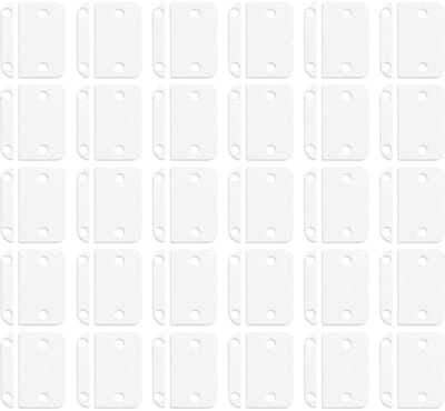 Vervangende Lijm Pads - Dubbelzijdige Tape - Alarm Beveiligen - Voorgesneden Ontwerp - 30 Stuks - Wit