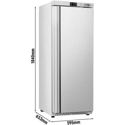 GGM Gastro Lagerkühlschrank Edelstahl ECO - 400 Liter - mit 1 Tür Zilver