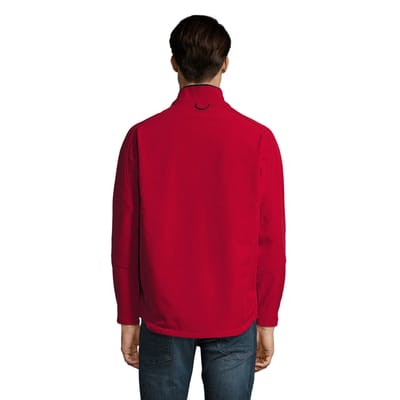 SOLS Heren Relax Soft Shell Jas (Peperrood)