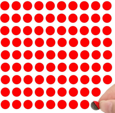 Dailygoods - 100 Stuks Dubbelzijdige Kleefpads voor Elektronische Parkeerschijven