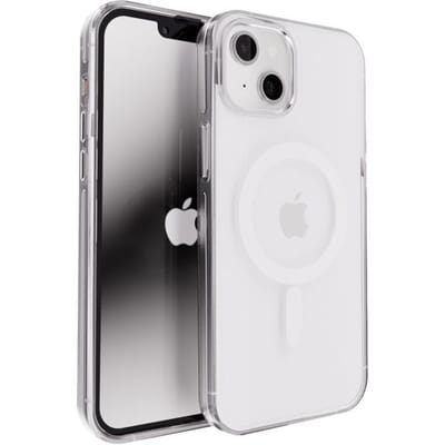 Coverzs Clear Metallic silicone hoesje geschikt voor iPhone 12 - Magneet hoesje - schock proof telefoonhoesje - TPU backcover met magneetring - Zilver