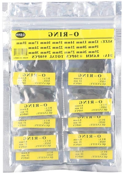 Waterdichte O-Ringen voor Horloges - Rubber Sealing Washers en Accessoires voor Horlogereparatie (0.6mm)