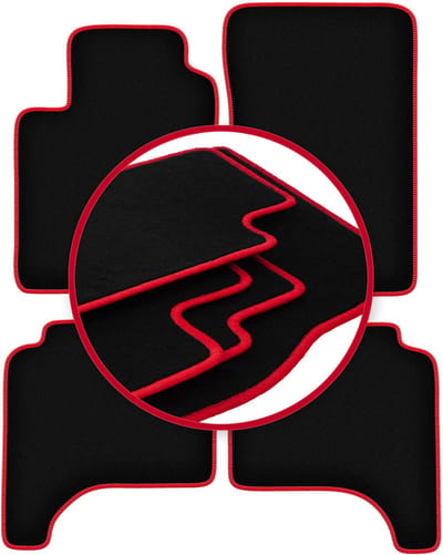 CARLUX-RED automatten voor: Suzuki Grand Vitara I 5-deurs (1998-2005)