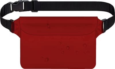 Somstyle Heuptasje Waterdicht Rood - Fanny Pack Heren & Dames - Outdoor, Vakantie, Travel & Festival