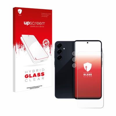 upscreen - Screenprotector voor Samsung Galaxy A55 5G (Voor+Camera) - Folie Beschermfolie Beschermglas transparant