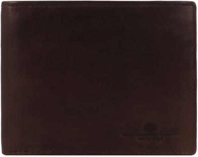Greenburry Newport Portemonnee RFID-bescherming Leer 12 cm - Jongens - Horizontaal - coffee