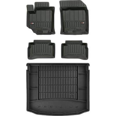 FROGUM Proline – Automatten + Kofferbakmat voor Suzuki Vitara II 2014- (voor facelift) – Dol niveau – Geurloos TPE – Hoogste bescherming