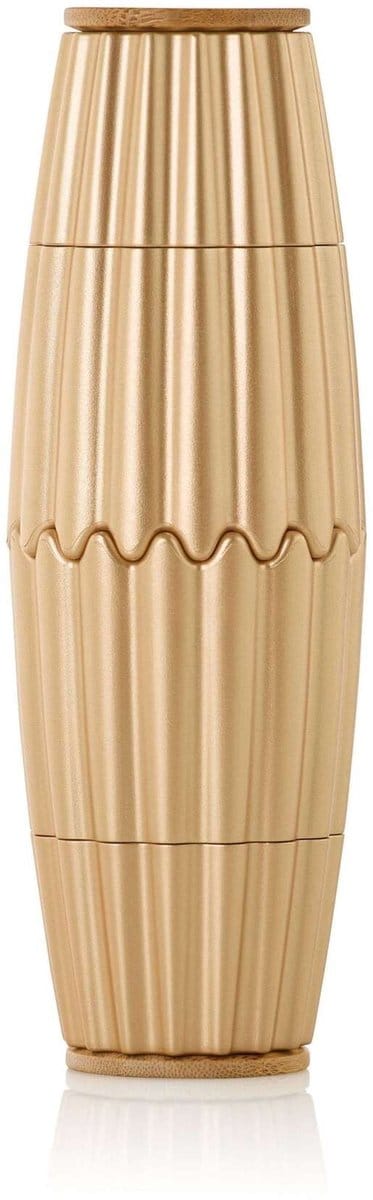 AdHoc Peper- en Zoutmolen Set MagTwo - Magnetisch 2-in-1 - Keramisch Maalwerk - Bamboe/Bruin