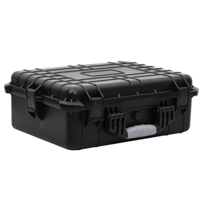 vidaXL - Flightcase - draagbaar - 52x40x19 - cm - PP - zwart