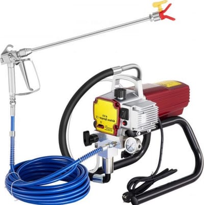 Airless Verfspuit - 1500W - 2,5L Capaciteit - Hoge druk elektrisch - Spuitmachine - Verfpistool voor Wanden & plafonds