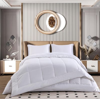 4-seizoenen dekbedset 280 x 240 cm - 3-in-1 hypoallergeen en anti-mijt